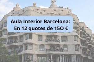 Aula Interior Barcelona - Pagament en 12 quotes