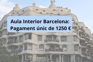 Aula Interior Barcelona - Pagament únic