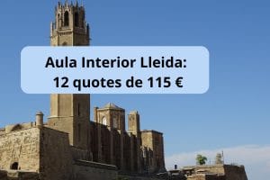 Aula Interior Lleida - Pagament en 12 quotes