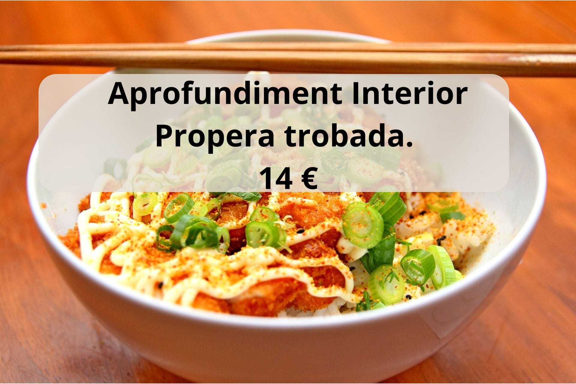 Profundización Interior - Dinar del diumenge 15 de març