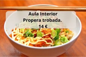 Aula Interior - Dinar del dissabte 16 de maig