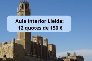 Aula Interior Lleida - Pagament en 12 quotes