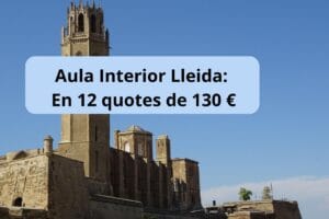 Aula Interior Lleida - Pagament en 12 quotes